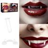 Easy Cleaning Silicone Horrible Scary Long Sharp Horror False Teeth Vampires Dentures