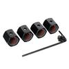 For Subaru STI XV Tribeca Forester Outback Impreza Legacy WRX BRZ Auto Exterior Anti-Theft Car Wheel Tire Valve Cap Accessories Z15