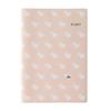 Notebook 2025 Schedule Book Starting December 2024 Monthly Block B6 Girly Pattern Dog Marks 25WDR-MD03-BE
