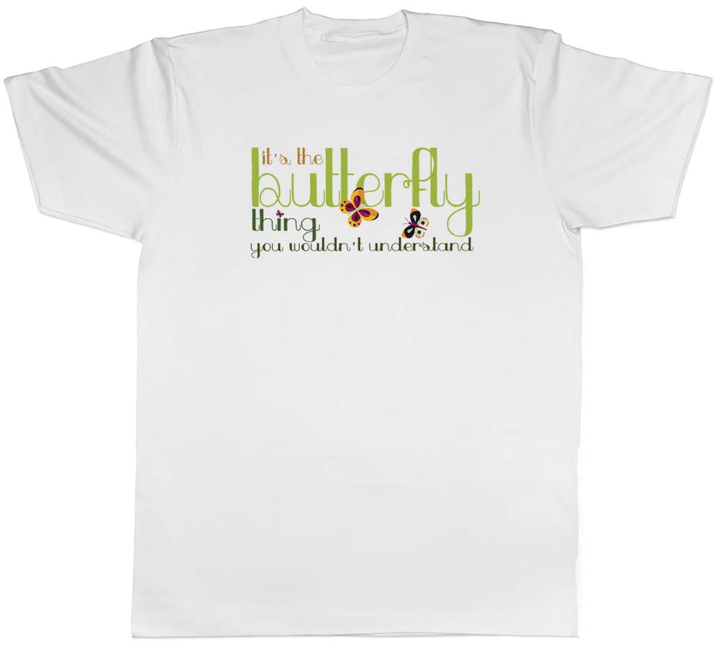 Butterfly Thing Unisexs TShirt Caterpillar Insect Garden Larva Species Unisex Tee