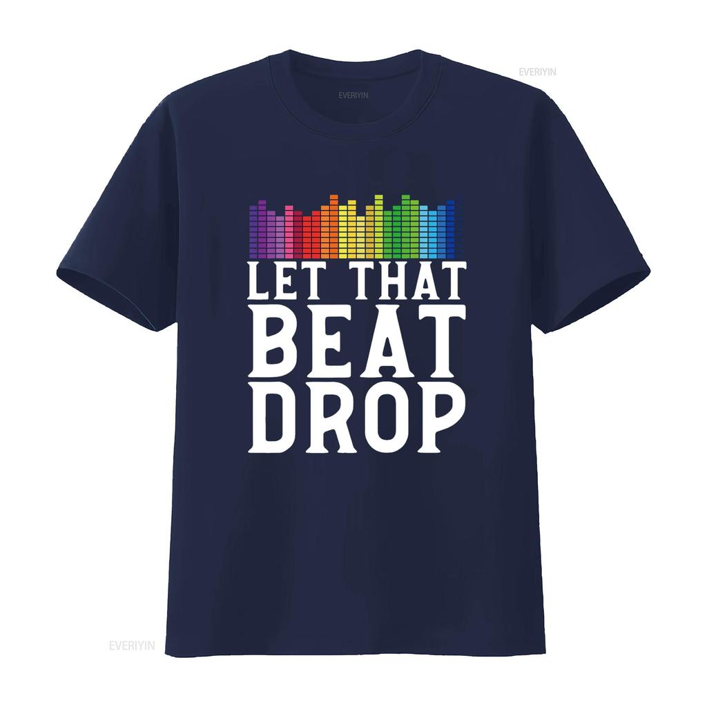 DJ Beat Drop Disc Jockey T Shirt  vintage Washed streetwear Soft homme Slightly designer clothes Top For Everyday Wear Stylish