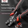 Multifunctional Wire Strippers & Crimping Pliers with Cold-Pressed Wire Terminals