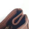 FENDI vintage FF logo Tote Bag Shoulder Bag Hand Bag Leather Brown