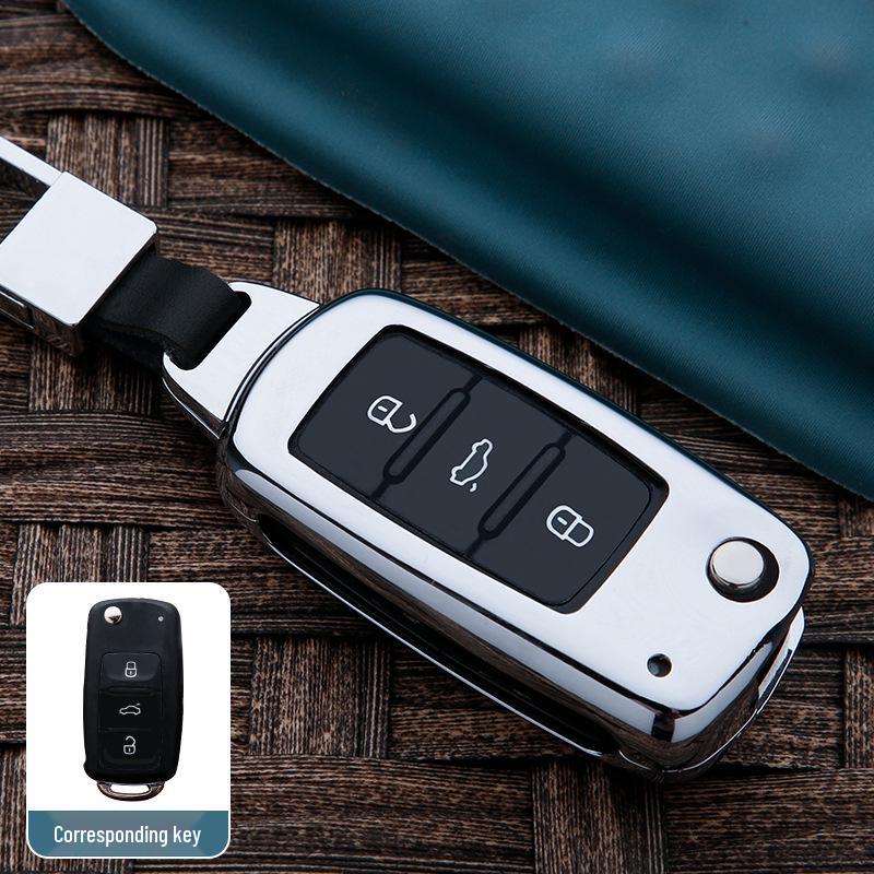 Volkswagen & Skoda Key Case for Sagitar, Tiguan, Passat, Tayron, Jetta, Magotan, Lavida, Bora