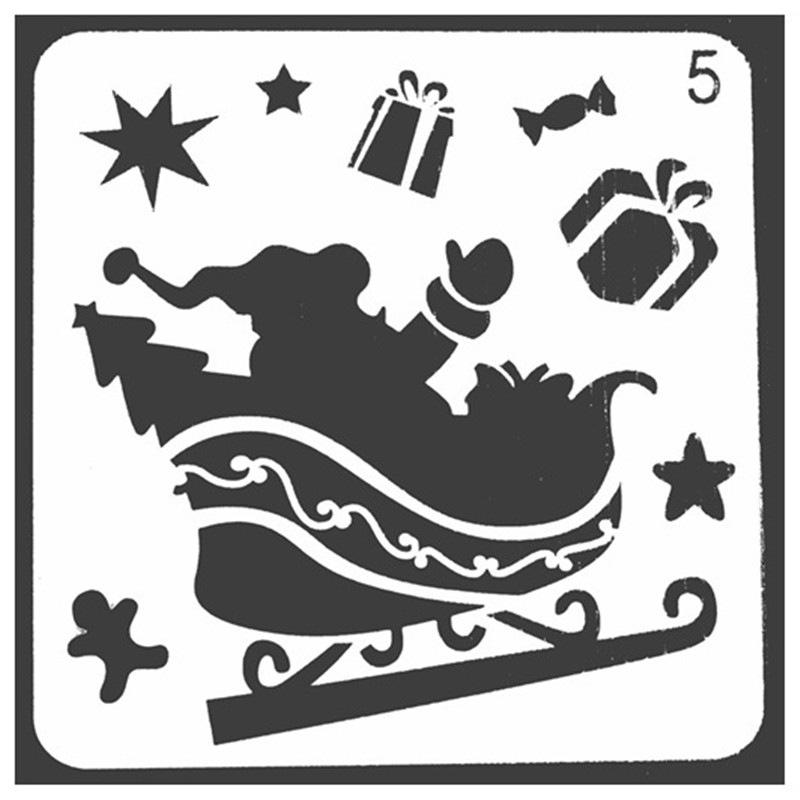 Полезный альбом, кружевная линейка, рождественское ремесло, практический шаблон для рисования, рисунок, полый трафарет «сделай сам»