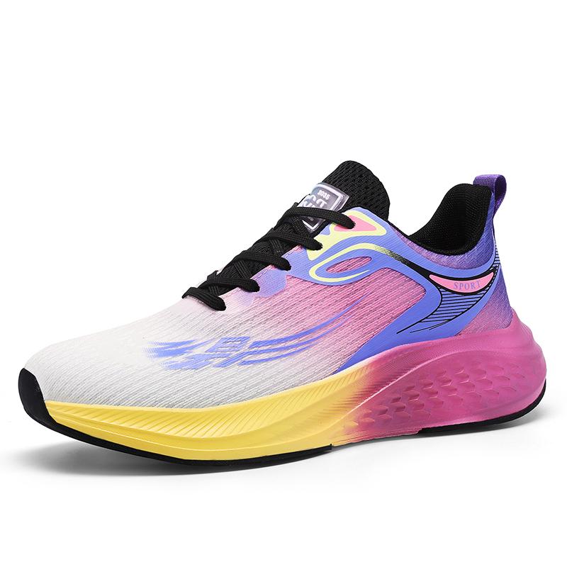 Новые кроссовки для бега с дышащей сетчатой поверхностью для молодых студентов, мужские, легкие, с мягкой подошвой, с защитой от запаха, с пружинящей подошвой