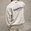 Fear of God Essentials Свитшот с круглым вырезом из флиса с логотипом в тон Унисекс Свитшот Светло-овсяный FOG-SS22-416
