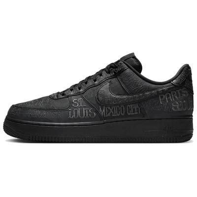Кроссовки Nike Air Force 1 Low World Tour - Черные Унисекс Антрацит II1549-001
