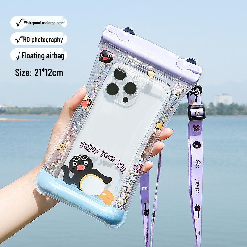 Универсальный водонепроницаемый чехол для телефона для рафтинга и дайвинга с доступом к сенсорному экрану - Идеально подходит для курьеров на вынос