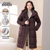 Xuezhongfei Women's Long Hooded Down Jacket