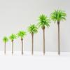 5Pcs Stereoscopic Coconut Palm Tree Miniature Plastic Coconut Micr Landscape  Desktop Decoration