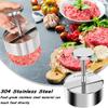 Stainless Steel Adjustable Burger Press Perfect for Burgers Patties Cooking BBQ