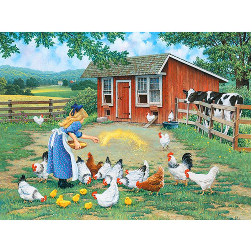 Полный Алмазная вышивка Дом Ремесло Комплект 5D DIY Алмазная картина Пейзаж Вышивка крестом Ферма Украшение дома