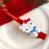 Заколка для волос Sanrio Hello Kitty Милая мультяшная розовая заколка Модные заколки для девочек Заколка на челку Женские аксессуары для волос Украшения Подарки