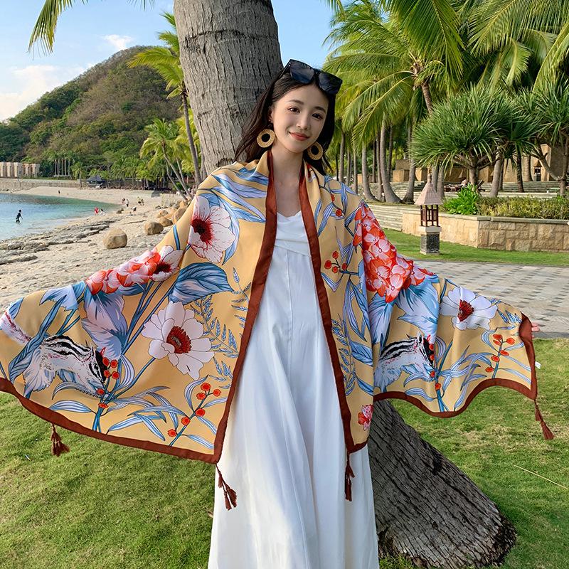 180*90см Дорожные Пляжные Солнцезащитные Шарфы для Женщин Бикини Большой Парео Шарф Бразильский Купальник Пляжная Накидка Шали