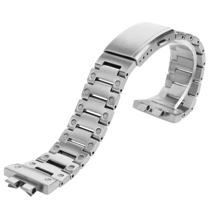 Модификационный комплект из нержавеющей стали для CASIO G-SHOCK GMW-B5000 – Металлический корпус с рамкой, полностью металлический ремешок для 3459 gmwb5000, Мужской ремешок для часов