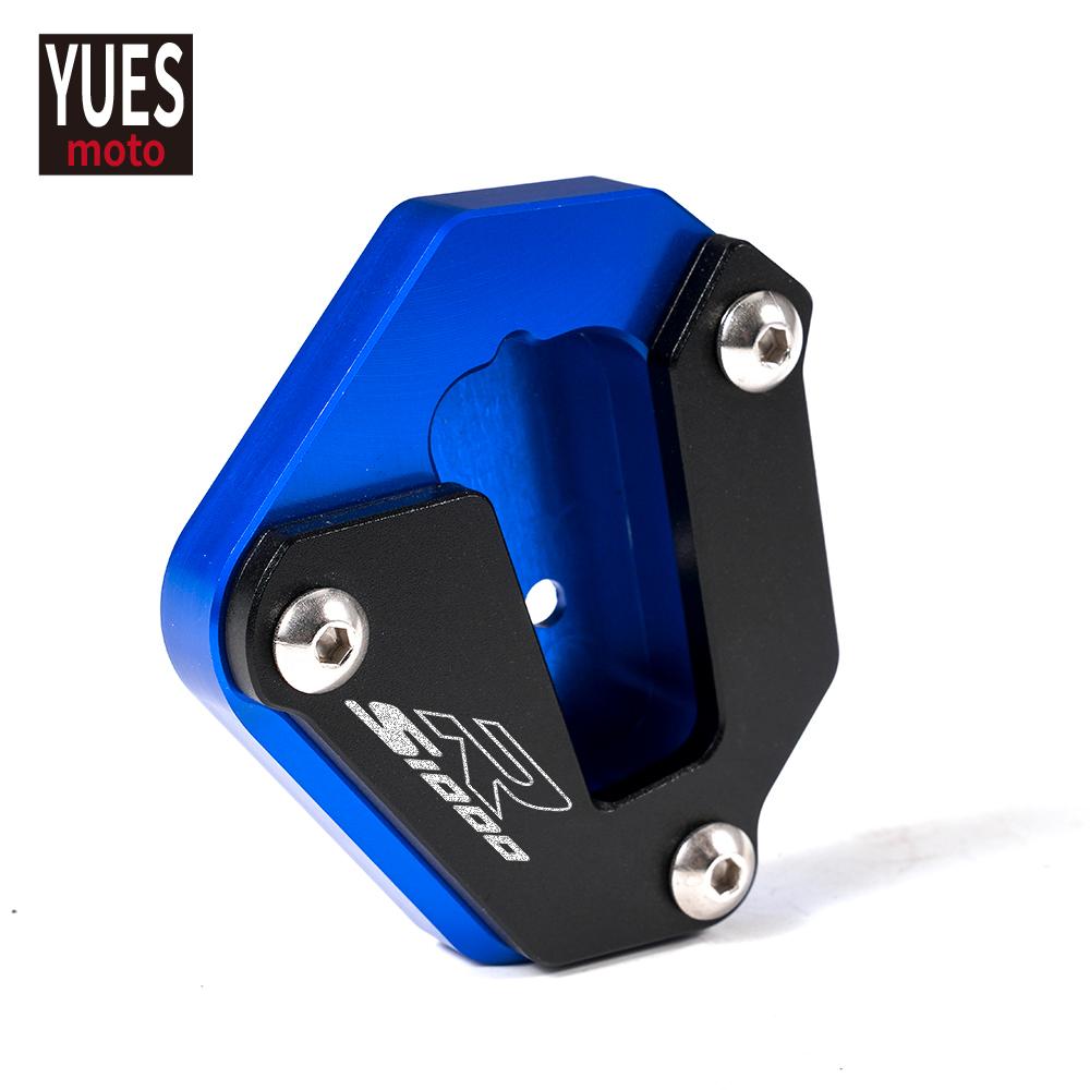 Motorcycle Accessories Side Stand Extension Plate Kickstand Foot Enlarger For BMW S1000 R 2017