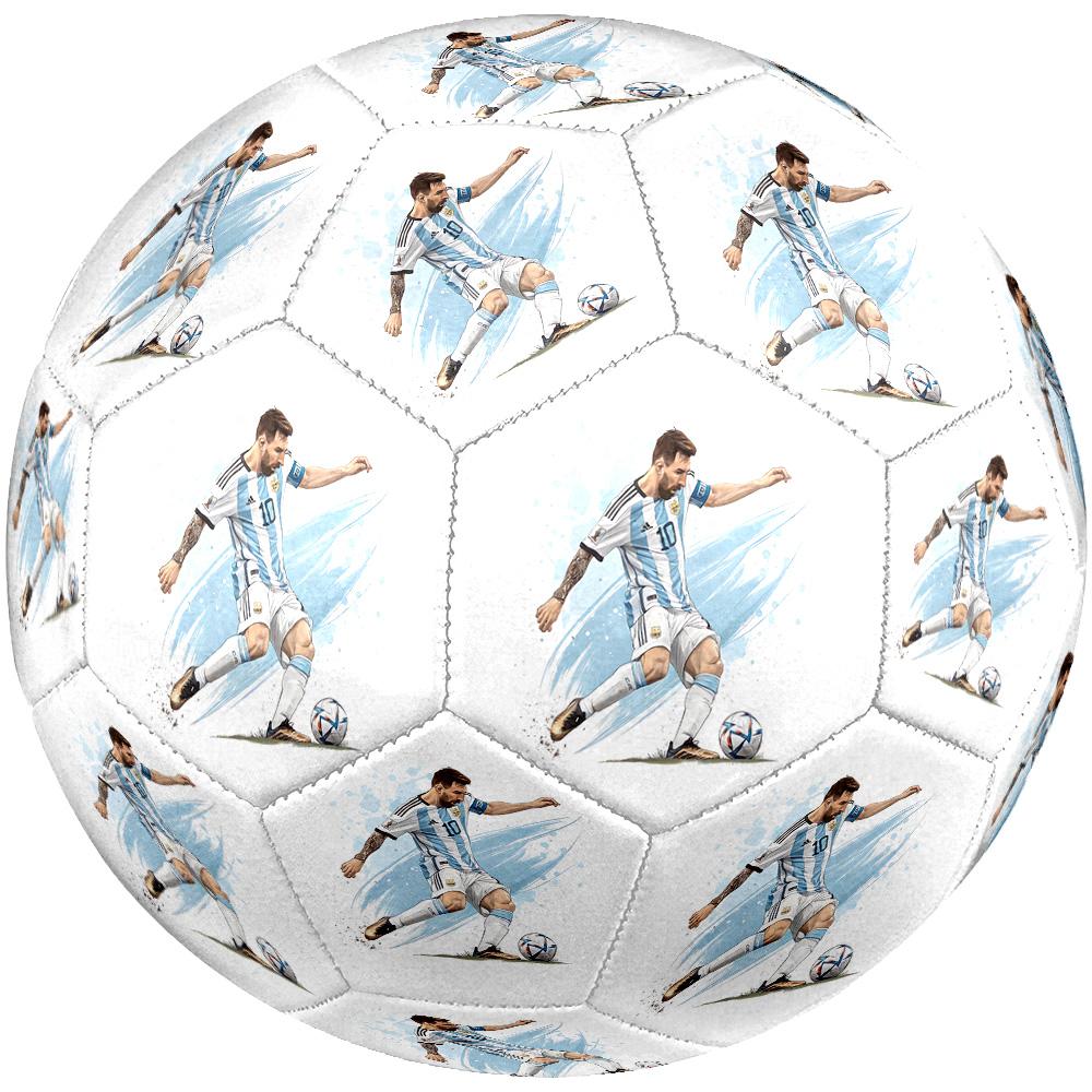 1pc Messi Soccer Ball Size 5 Football Machine Sewn Outdoor Training and Matches Perfect Commemorative Gift for Soccer Lovers