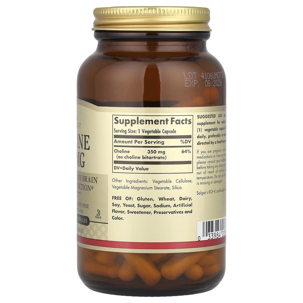 Colin 350 Mg, 100 Veggie Caps