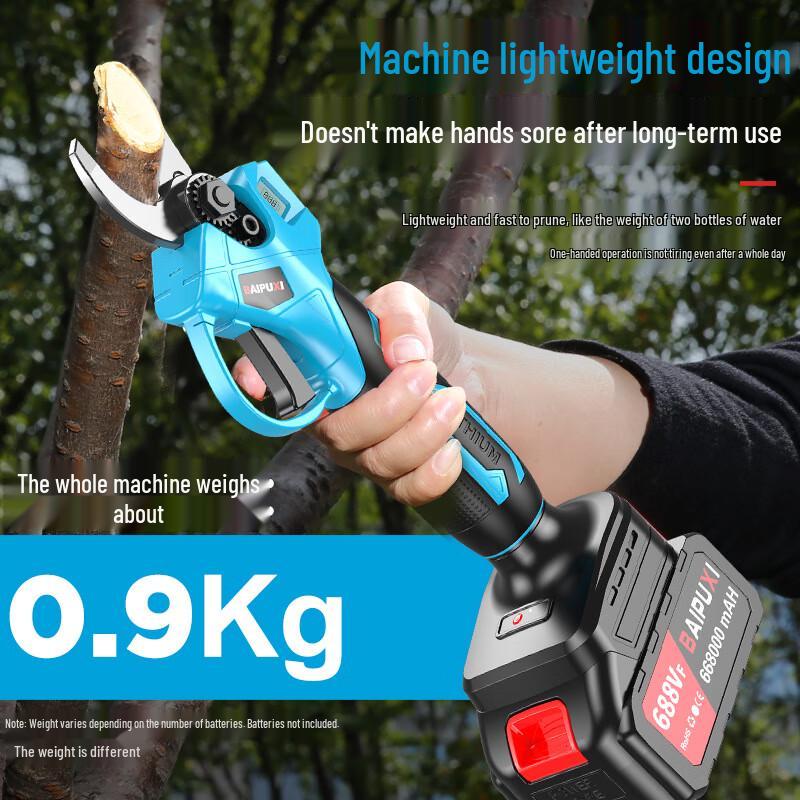 BAIPUXI Cordless Electric Telescopic Pole Pruner Saw CN plug (adapter included)