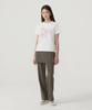 COVERNAT WOMAN Ribbon Graphic T-Shirt White