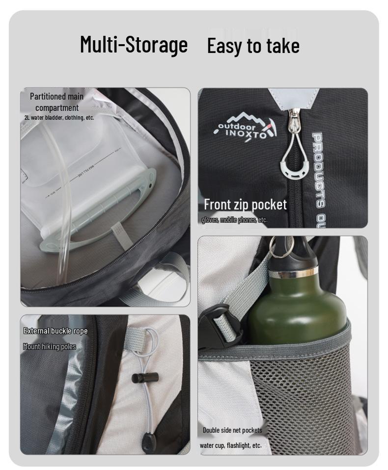 Eagle Map Mountaineering Lightweight Hiking Backpack - Outdoor Travel & Climbing Bag