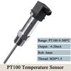 PT100 Temperature Sensor 0-100℃ 0-200℃ -50-200℃ RTD Temperature Converter 4-20mA 0-10V 0-5V RS485 PT100 Signal Converter