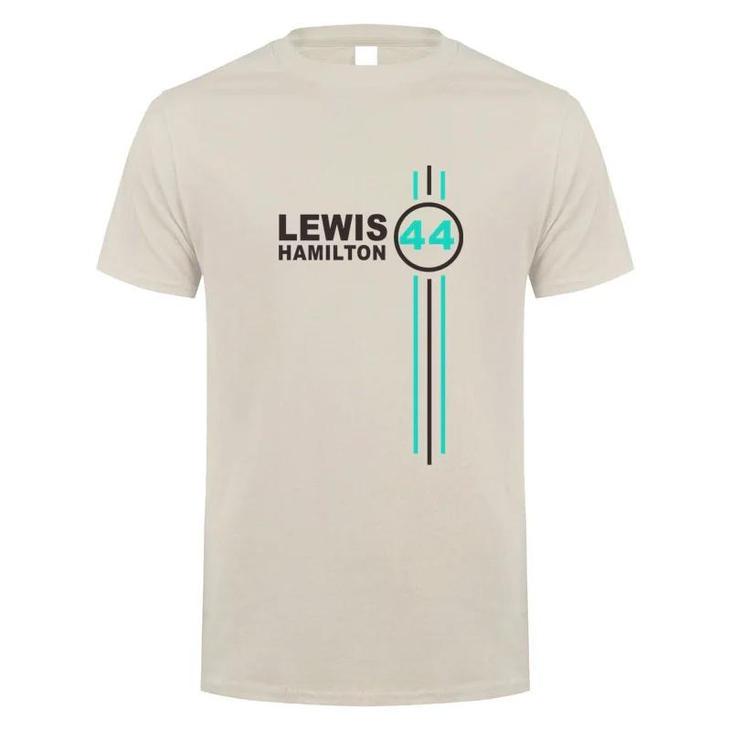 Lewis Hamilton 44 T Shirt Summer Unisex Cotton Short Sleeve T-shirts Lewis Hamilton Man Tops Tee 71857
