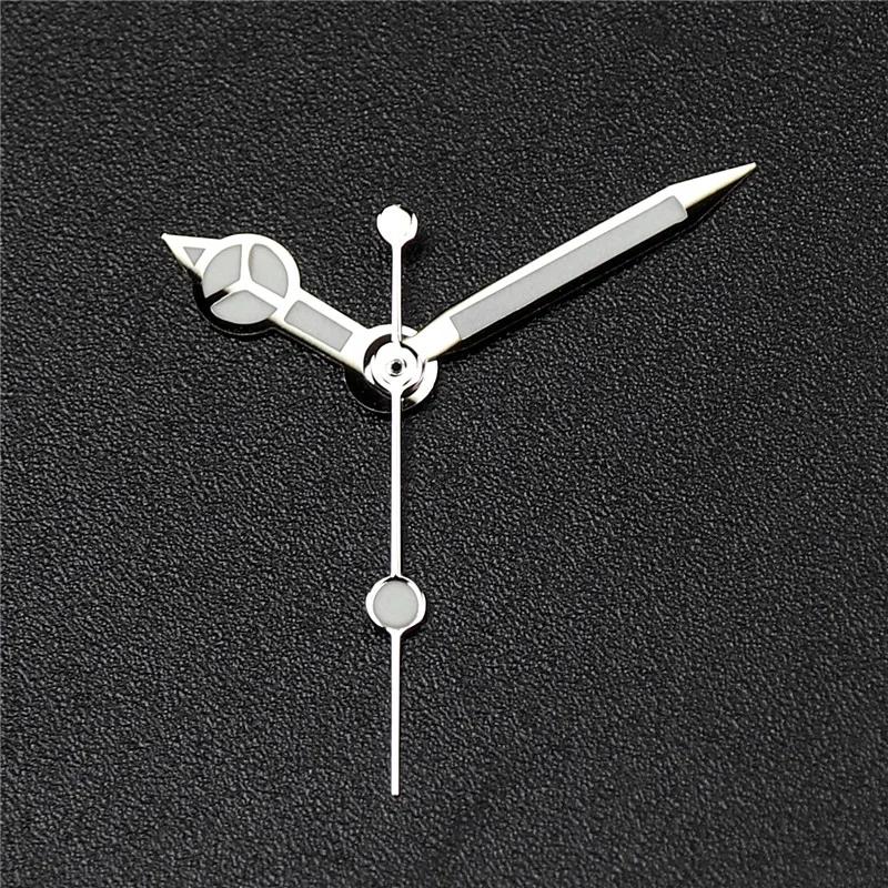 High Quality Watch Hands Polished Silver Gold Green Bright Luminous For Nh35 Nh36 Movement Mod 904L VS Clean Japan Watches