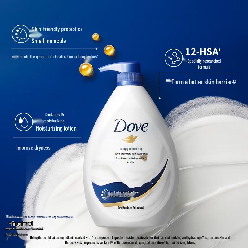 Глубоко питательный гель для душа Dove