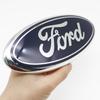 HFVS5 Ford Metal All Sizes Logo For Focus Edge Mondeo Ecosport Fusion Fiesta Rear Trunk Emblem Metal Cover Sticker Badge Classic Blue