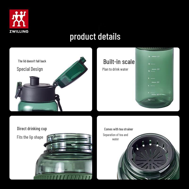 Zwilling Спортивная бутылка для воды из Tritan