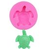 Silicone Fondant Mold Cute Lovely Sea Turtle Shape Ocean Theme Fondant Cake Decoration Gum Paste Chocolate Mould Small Size
