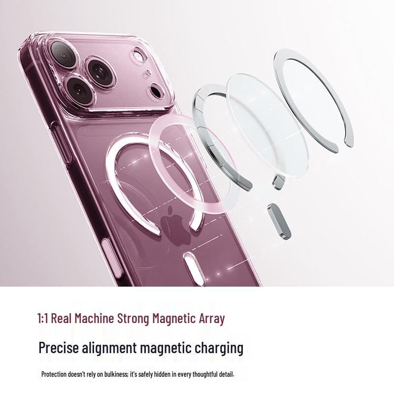 Baseus Magnetic Clear Protective Case for iPhone 18 Pro Max