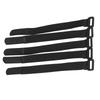 5Pcs Set DUUTI Sports Cycling Riding Adjustable Nylon Bicycle Handlebar Tie Straps (Black)