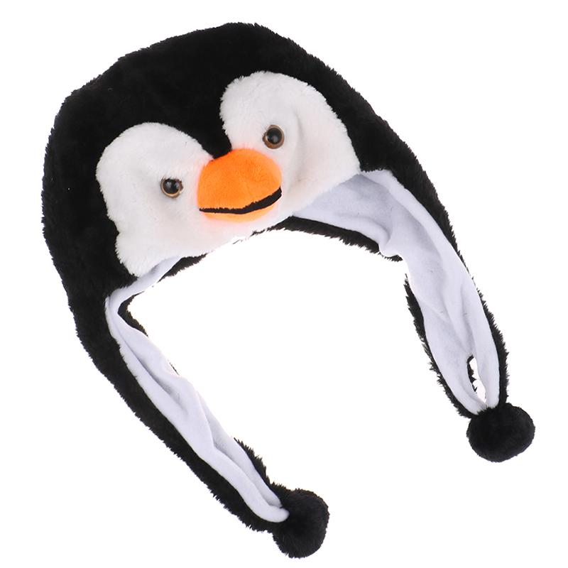 1PC Cartoon Animal Penguin Mascot Plush Warm Cap Hat Warmer Cartoon Animal Penguin Mascot Plush Warm Cap Hat Warmer
