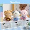 Plush Animal Keychain With Short Plush Fabric For Kid Playroom Decor