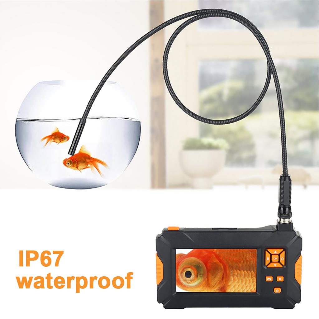 4.3in P30 1080P 70 Degrees Pipe Inspection Camera IP67 Waterproof Industrial Borescope3m/9.8ft Cable