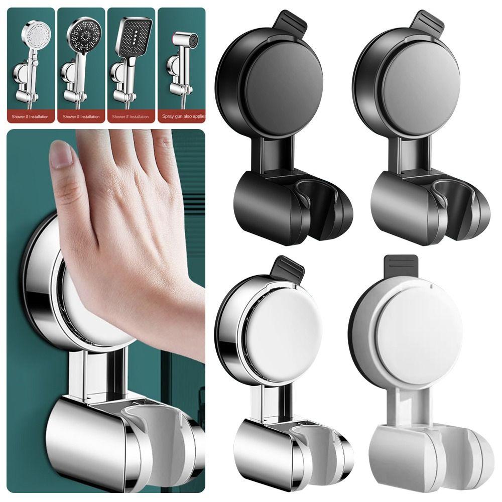 Настенный держатель для душевой лейки, тип на присоске, поддержка ручного распылителя, аксессуары для ванной комнаты