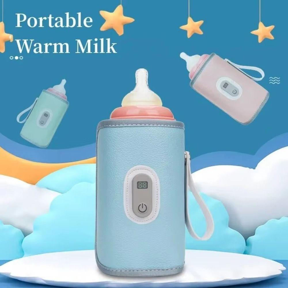 Digital Milk Bottle Insulation Cover 5 Levels Bottle Thermal Heater Baby Bottle Warmer  Newborn
