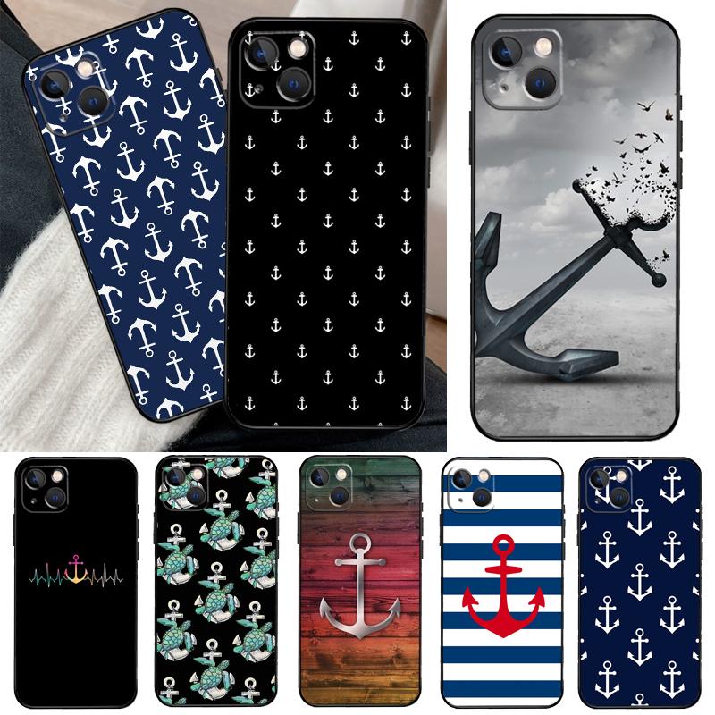 Anchor Boat Phone Case For Samsung Galaxy S24 FE S23 Ultra S21 S22 S25 S26 Ultra S10 Plus S20 FE Cover