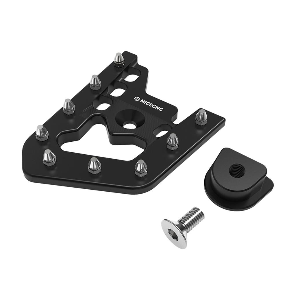 For Yamaha Raptor 700 700R YFM700 YFM700R Brake Pedal Step Tip Plate Pad 6061T-6 Aluminum ATV Accessories
