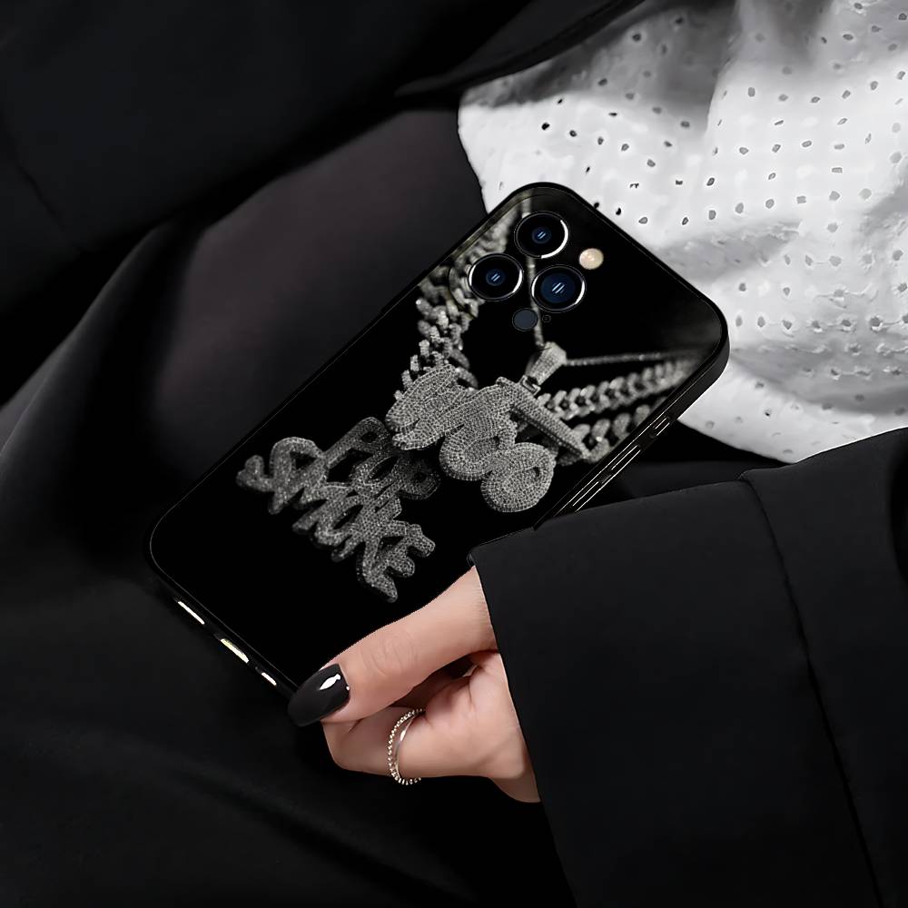 Чехол для телефона с изображением известного рэпера Pop Smoke для IPhone 17 15 Pro Max 14 Pro 12 11 13 Mini X XR XS 16 Plus SE Задняя крышка