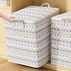 Bohemian Style Foldable Non-Woven Clothes Organizer: Large Capacity, Waterproof, Dustproof Storage Bag