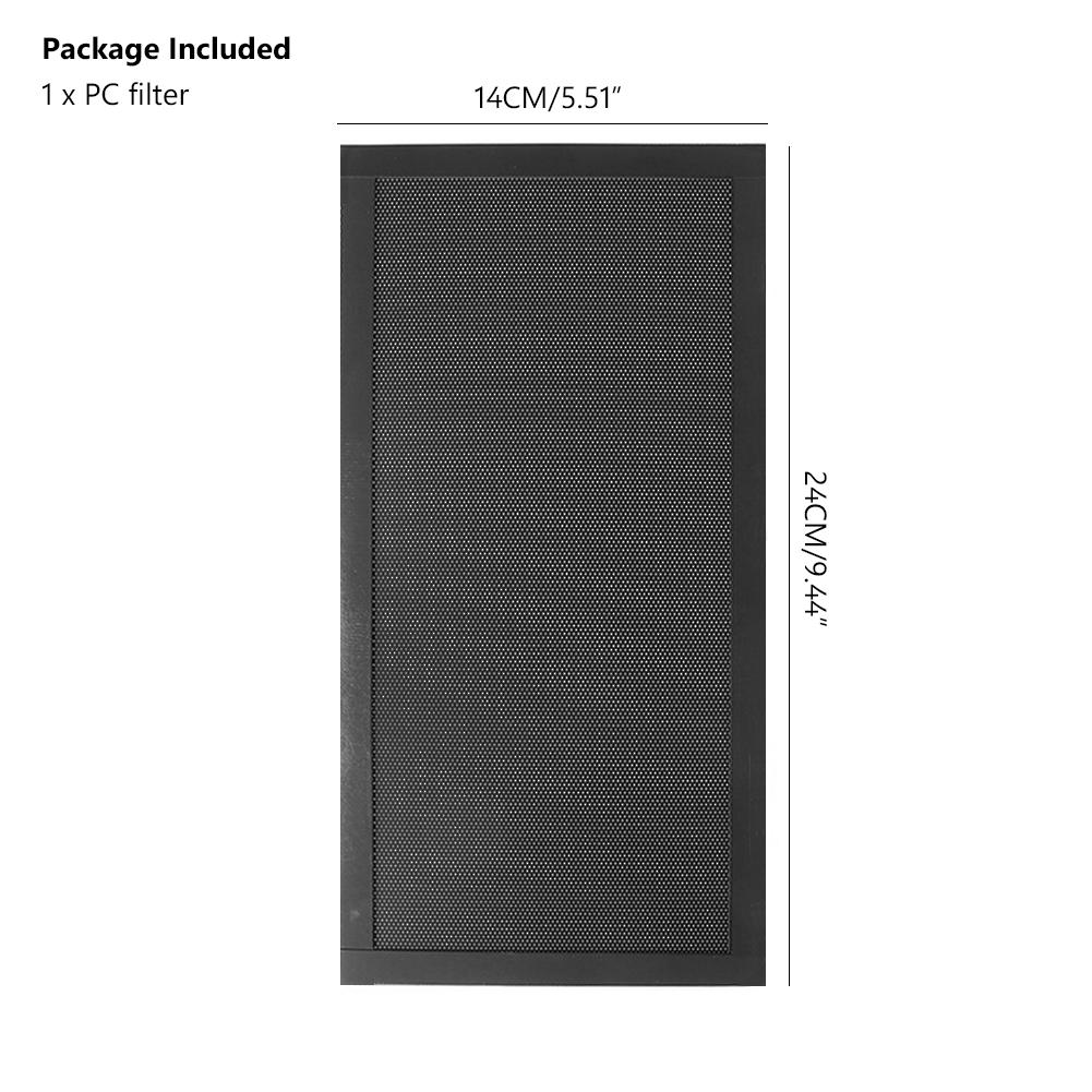 Вентилятор ПК Пылевой фильтр Корпус компьютера Магнитная рамка Пылевой фильтр Ультратонкая сетка из ПВХ Компьютерные аксессуары