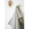Lot de 2 essuie-mains "Vickie" 50 x 70 cm Tissé teint "Gaze de Coton" l'Effet Papillon - Vickie Romarin -
