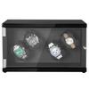 Watch Winder for 4 Automatic Watches with 2 Quiet Japanese Mabuchi Motors