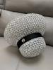 Маленькая черная шляпа в стиле Хепберн, французский стиль, женская летняя пляжная шляпа от солнца, элегантная и стильная шляпа от солнца
