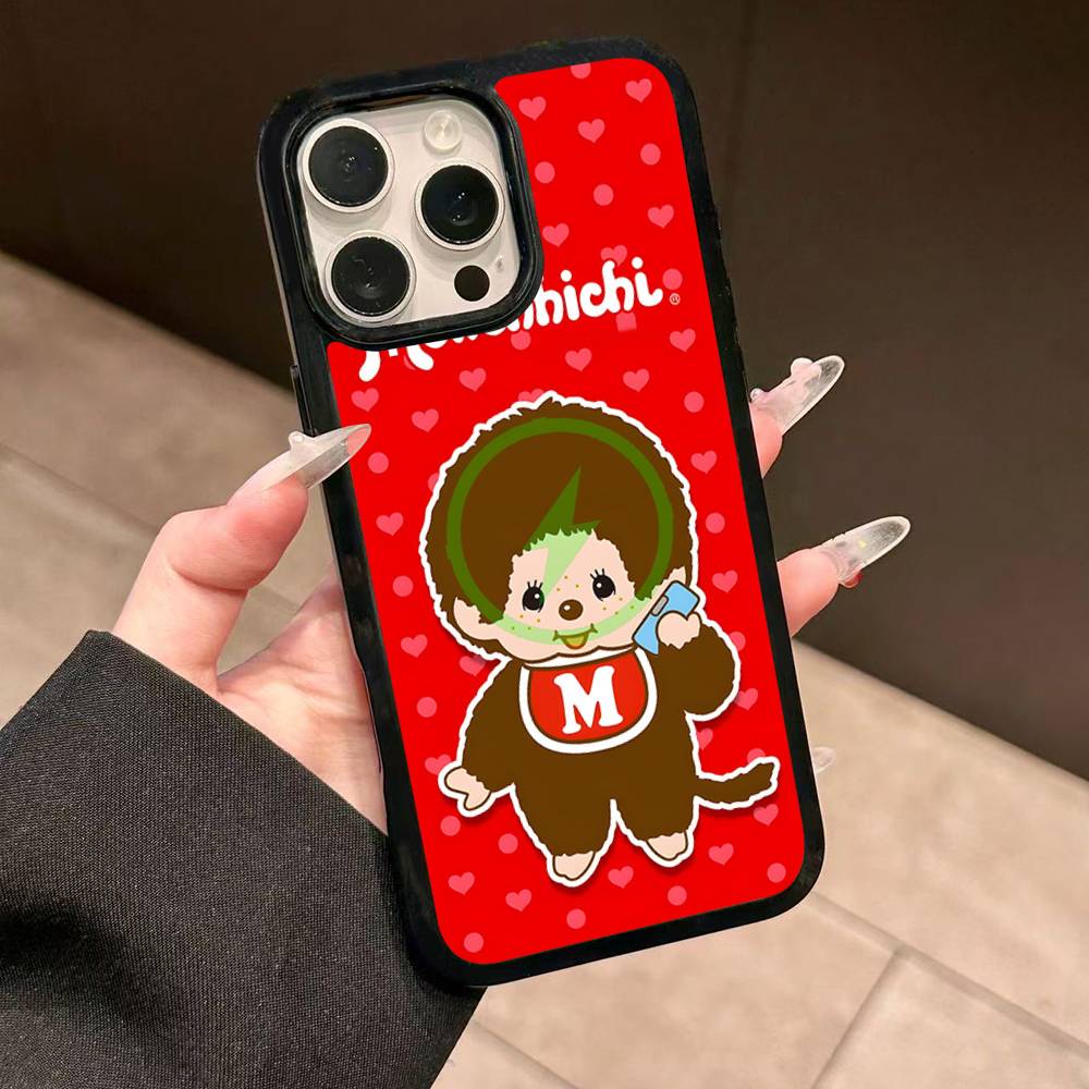 Cute M-monchhichis-s Magnetic Matte Phone Case For IPhone 16 17 15 14 13 12 11 For Magsafe Wireless Charge Cover