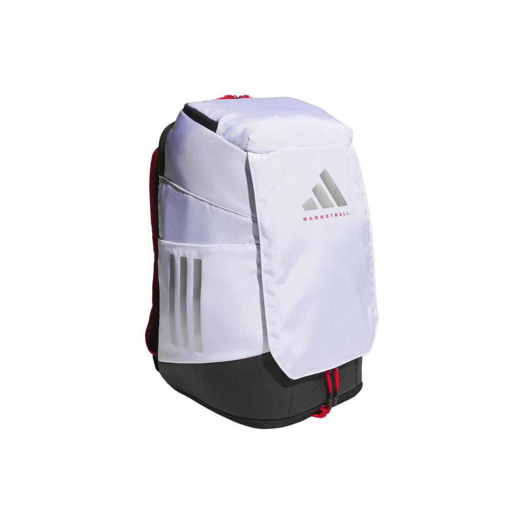 adidas Performance 1.0 Повседневный рюкзак большой емкости из переработанного полиэстера Унисекс-рюкзак Белый Светло-пурпурный JJ2060